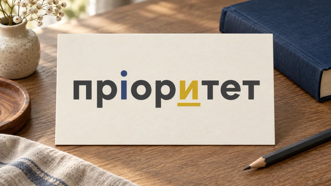 Пріоритет правопис: як писати слово правильно і не помилитися