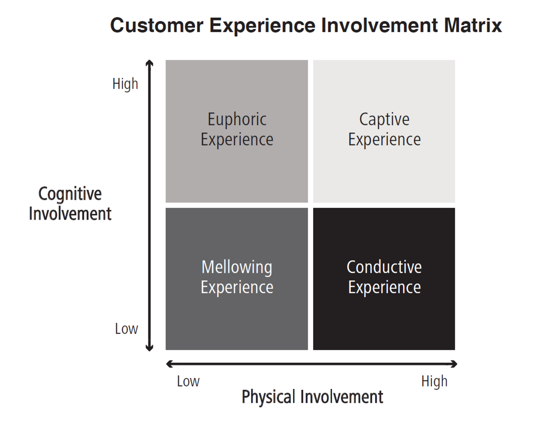 CRM system: як обрати платформу, що реально піднімає KPI продажів: File:Customer Experience Involvement Matrix.png